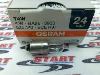 24V T4W BA9S 4W Лампа накаливания (OSRAM)