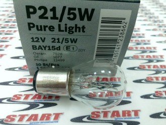 12V P21/5W 21/5W Лампа накаливания (BOSCH)