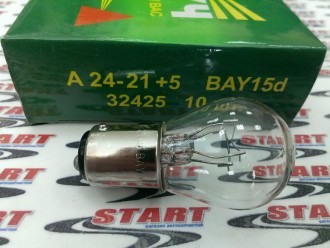 24V P21/5W 21+5W BAY15d Лампа накаливания (ЛУЧ)