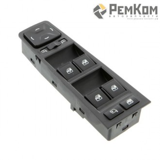 Блок управления стеклоподъемниками VESTA 4-х клавишный, с управлением зеркалами и функцией складывания (РЕМКОМ)